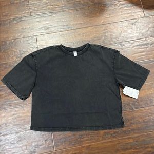 BP Acid Wash Crop Tee NWT